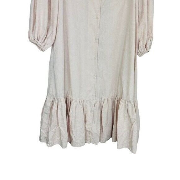 Aura Friend Zone Taupe Midi Dress Tan Women’s Size XS - Picture 5 of 9